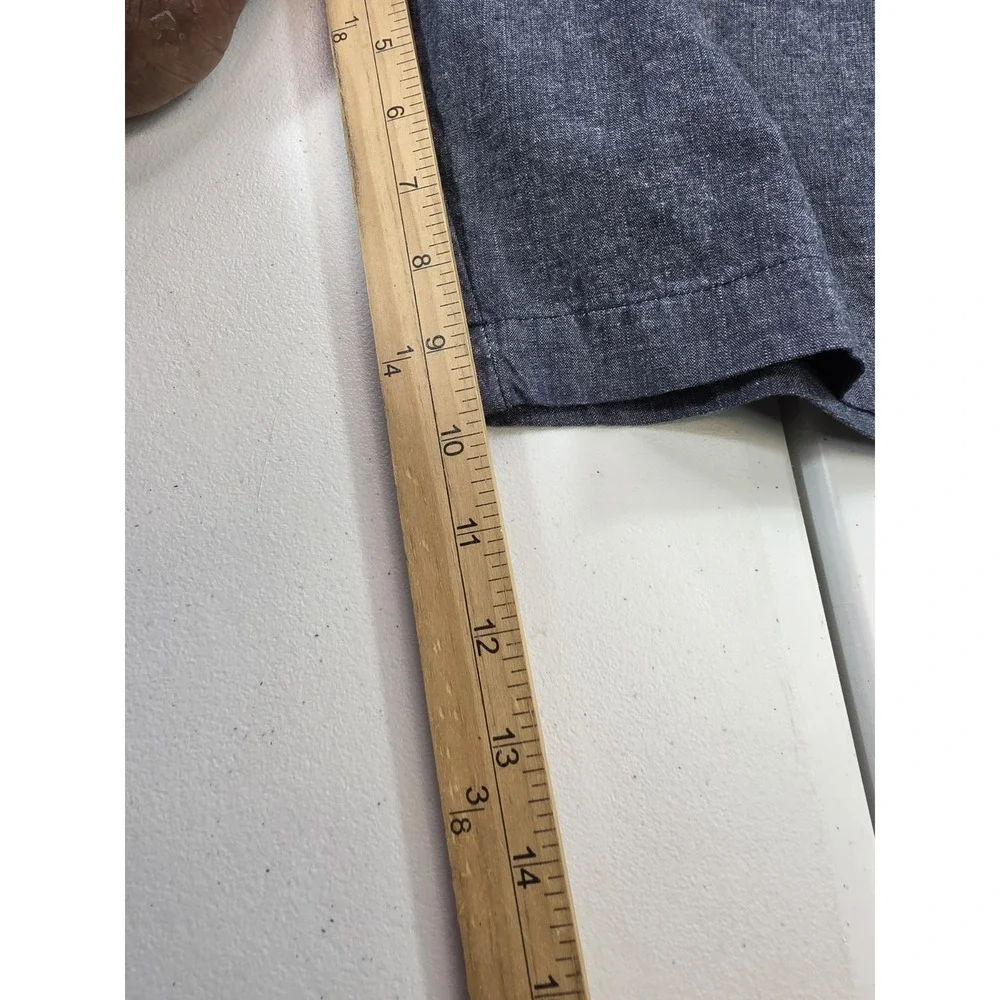 NEW Banana Republic Aiden Shorts Slim Fit Chambray Chino Size 35(36) MSRP $59